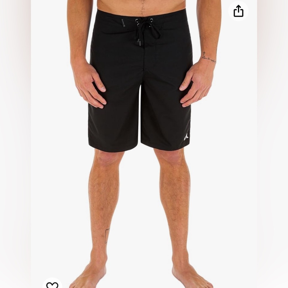 Hurley black board shorts